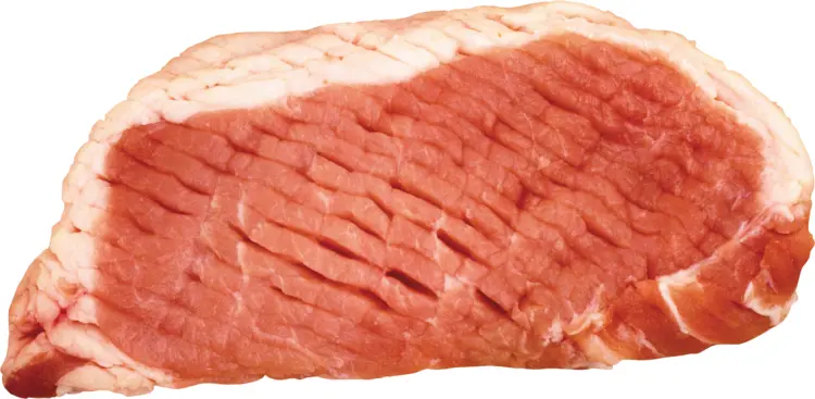 Fresh Raw Pork Slice