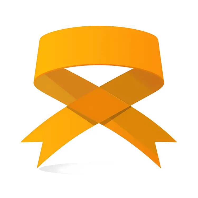 Orange Awareness Ribbon for Support
