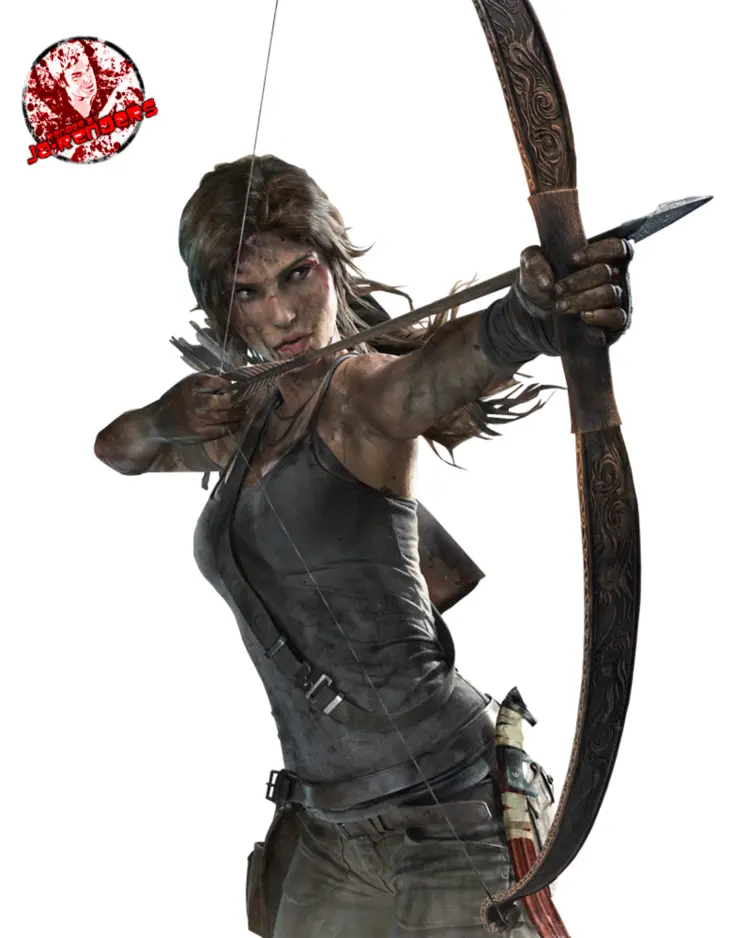 Female Character Aiming with Bow