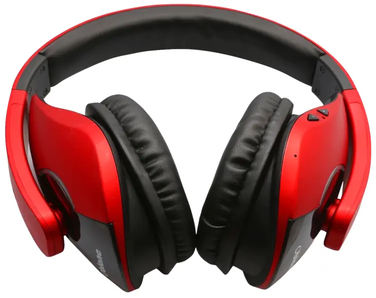 Red Wireless Headphones for Music