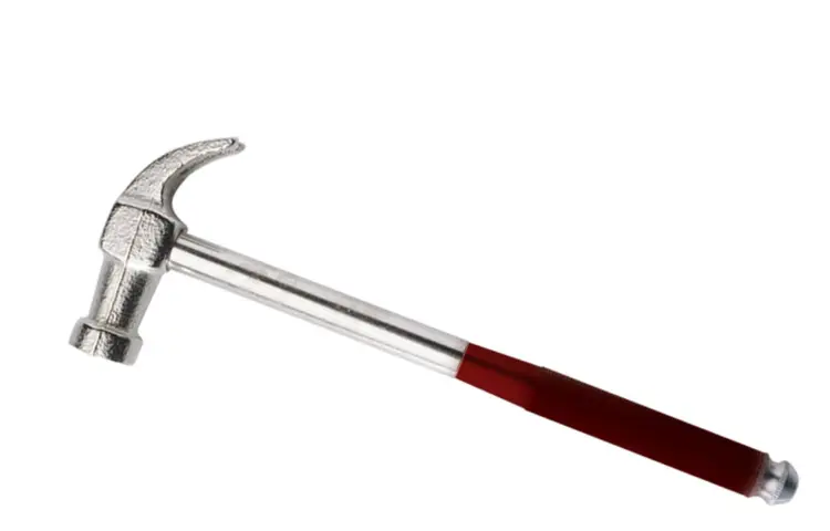 Claw Hammer with Red Handle for Building