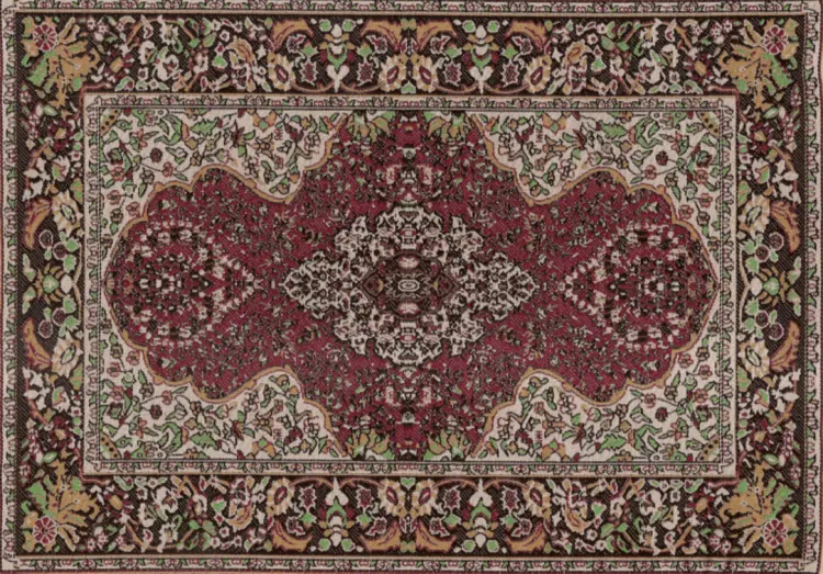 Traditional Persian Rug with Intricate Patterns
