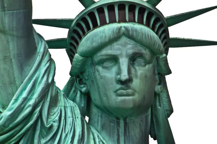 Statue of Liberty close-up