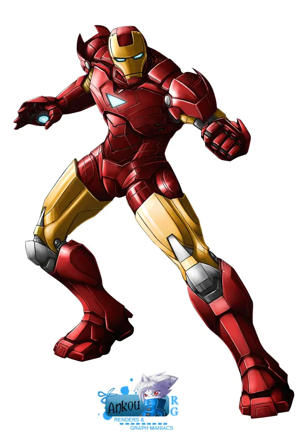 Iron Man in Red Armor