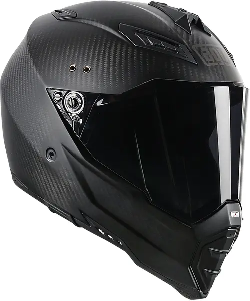 Sleek Black Motorcycle Helmet for Safety