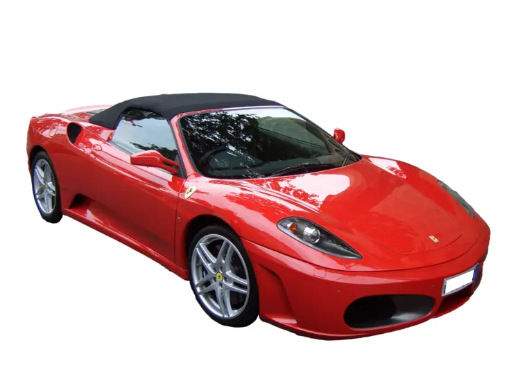 Red Ferrari Convertible Sports Car