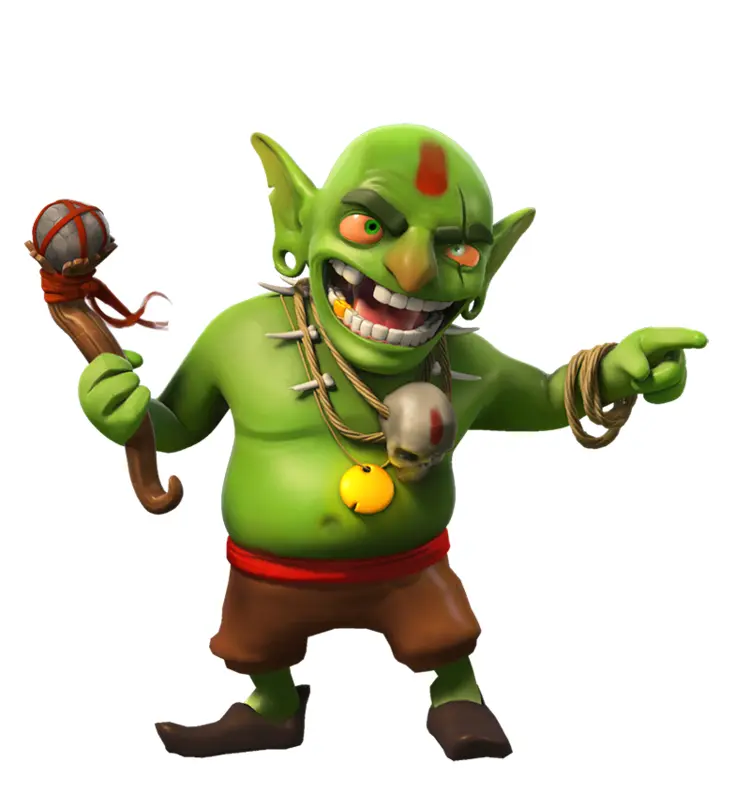 Green Goblin with Magical Staff