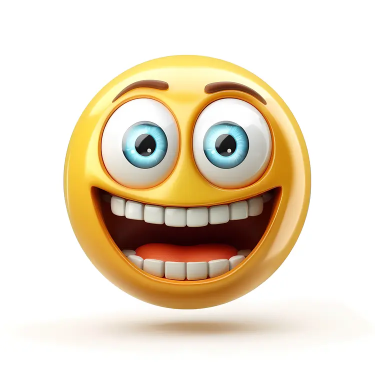 Happy Yellow Emoji Face