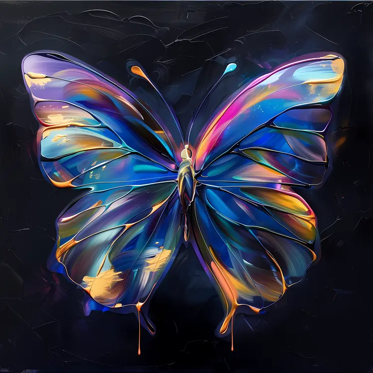 Colorful Butterfly Art