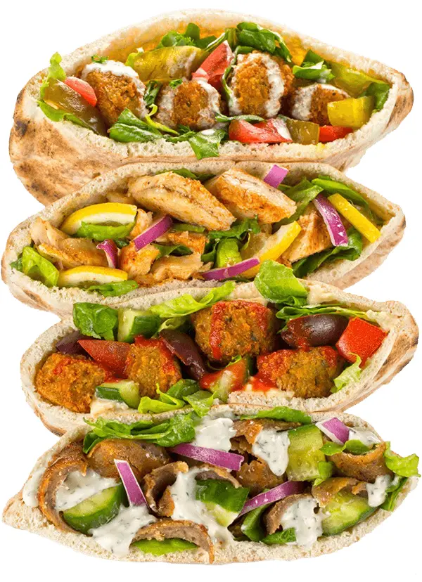 Assorted Pita Sandwiches