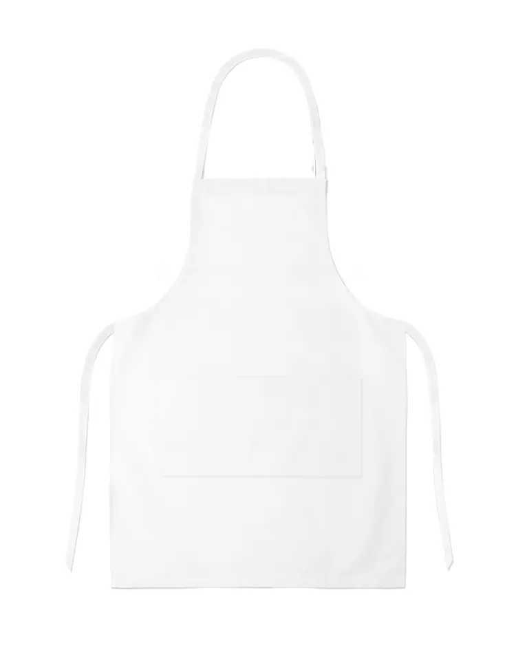 Classic White Apron for Clean Cooking