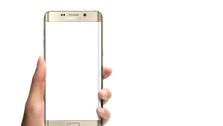 Smartphone with Blank Screen