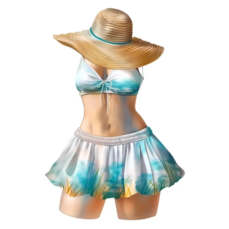 Vibrant Colorful Beachwear