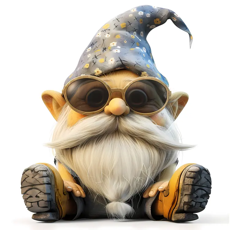 Cute Gnome with Sunglasses