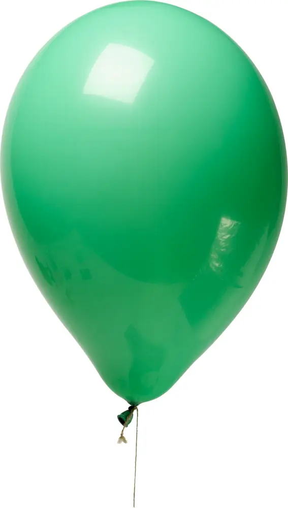 Green Inflated Balloon for Party Decoration