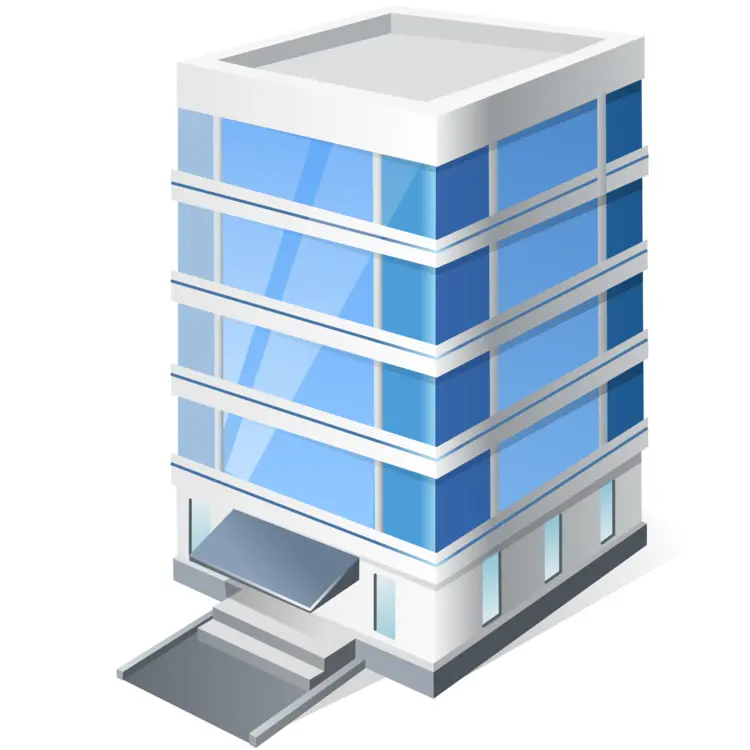 Modern Office Building Illustration