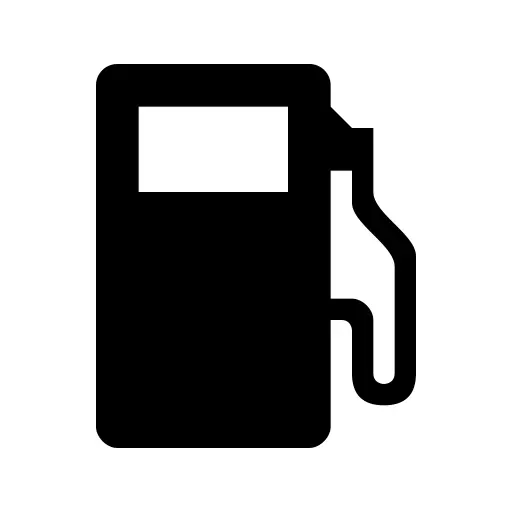 Black Gas Pump Icon