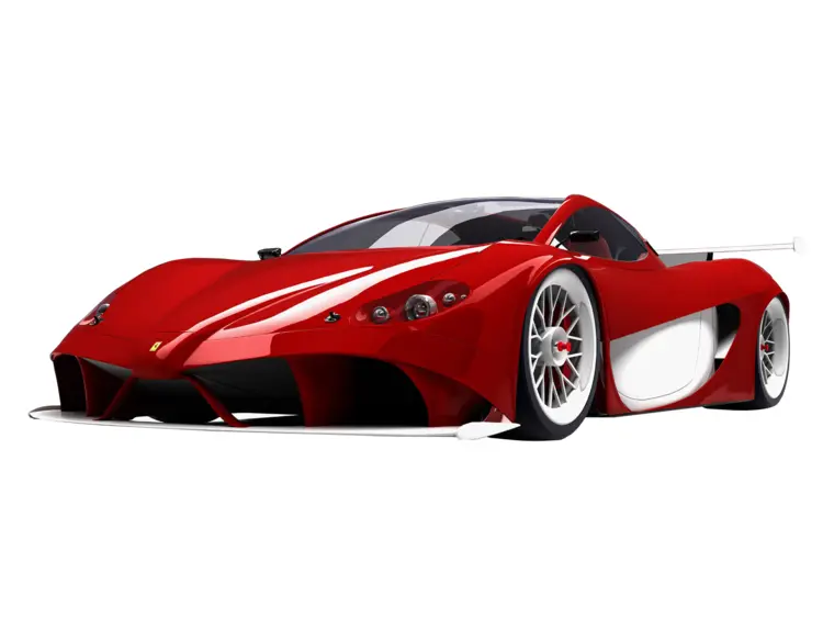 Red Ferrari Sports Car