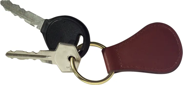 Metal Keys on Keychain
