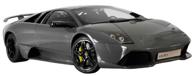 Gray Sports Car with Sleek Design