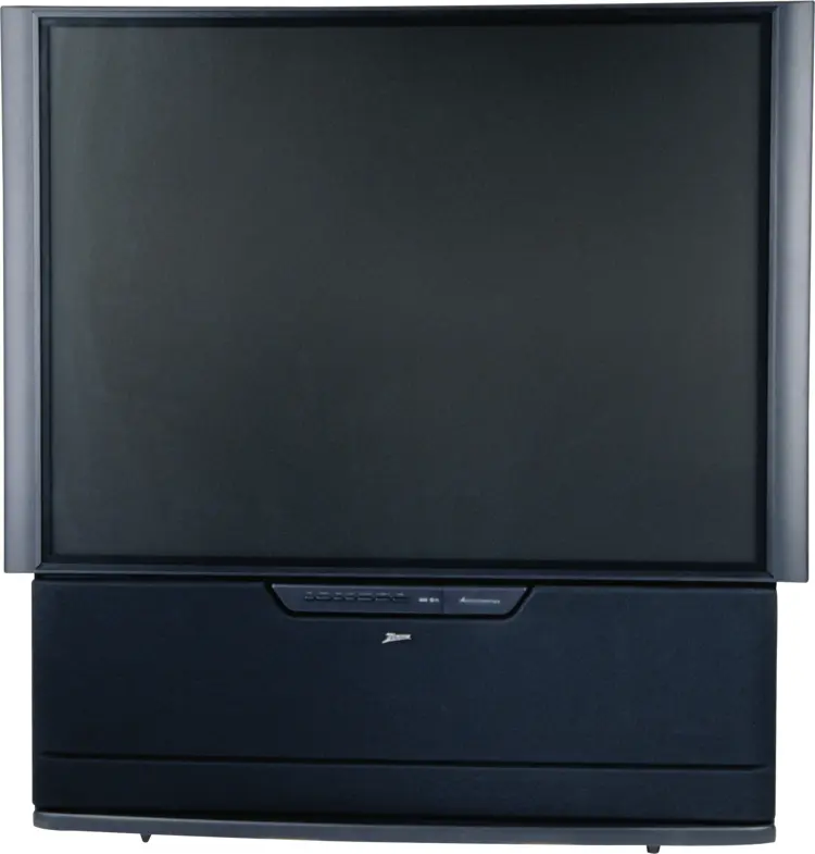 Large Black Projection TV