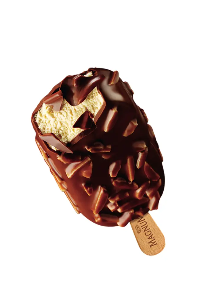 Chocolate Ice Cream Bar with Nuts