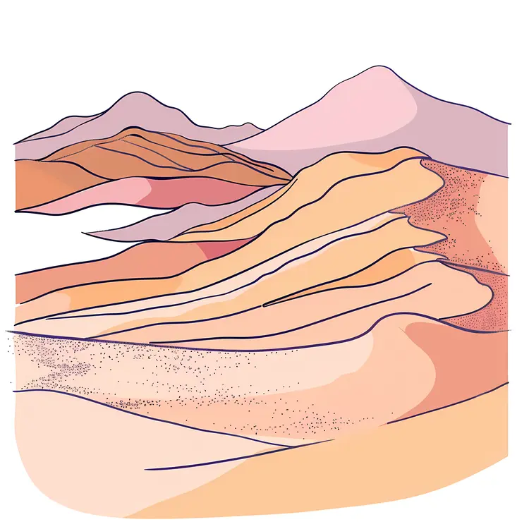 Abstract Desert Landscape