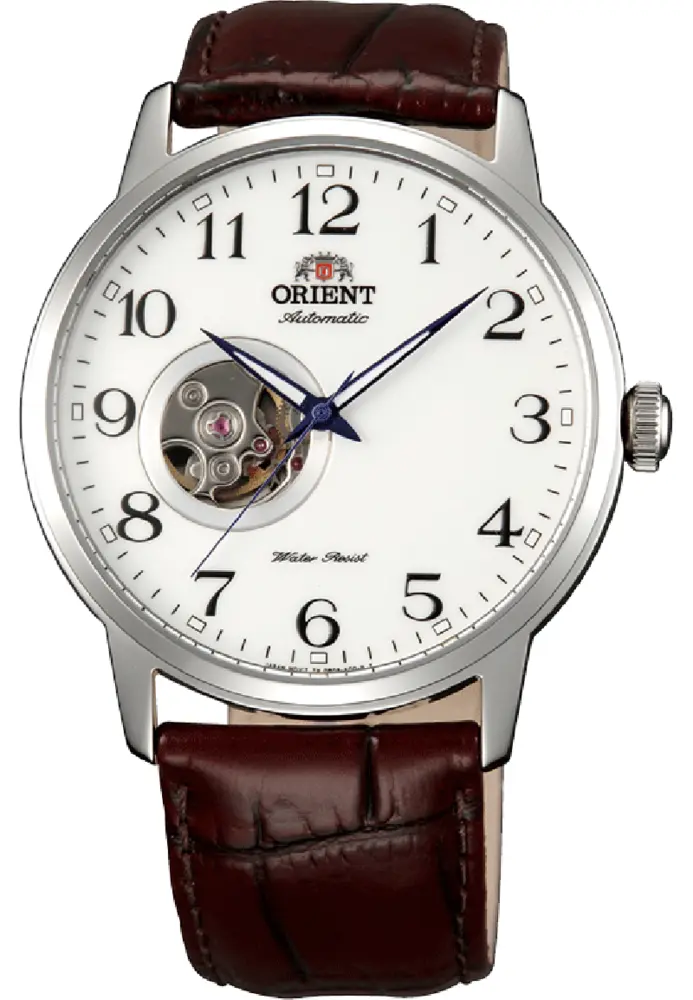 Elegant Wristwatch with Leather Strap