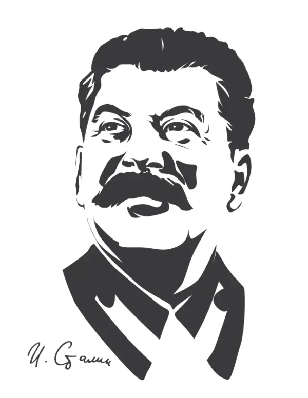 Man with Mustache Illustration