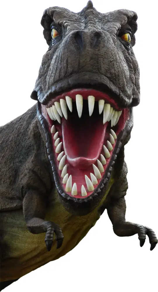 Roaring T-Rex with Sharp Teeth