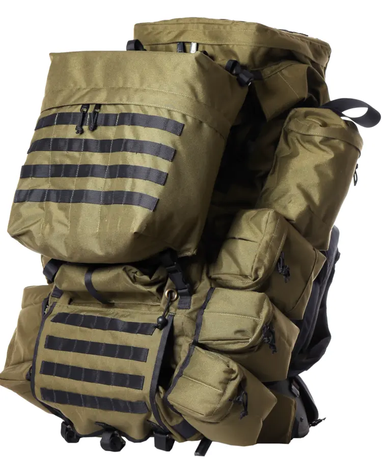 Durable Green Backpack for Outdoor Adventures