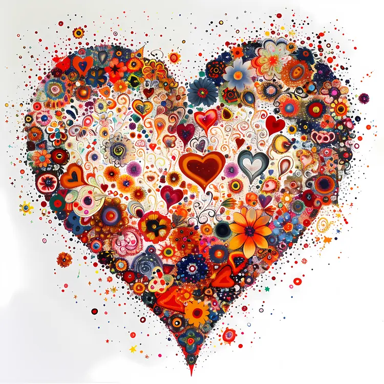 Colorful Heart Pattern