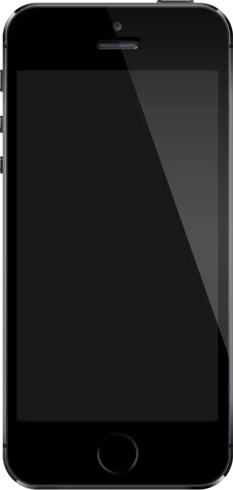 Black Smartphone with Touchscreen