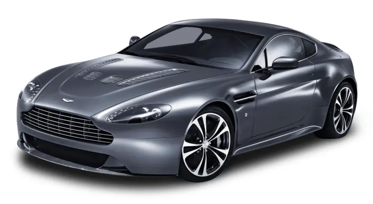Gray Aston Martin V8 Vantage Coupe