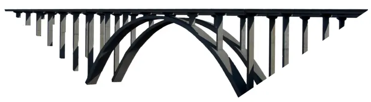 Metal Arch Bridge Structure