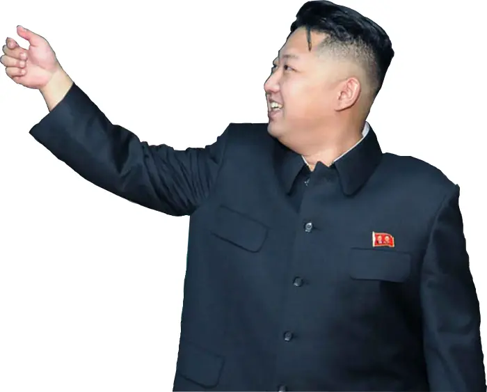 Man in Military Uniform Making a Gesture