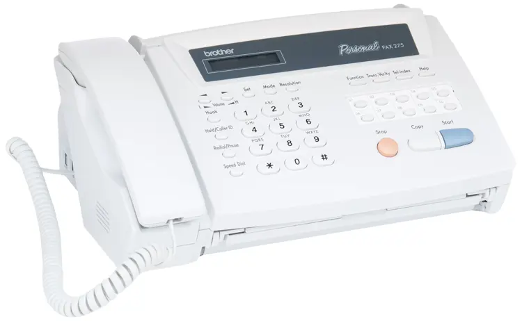White Fax Machine for Office Use