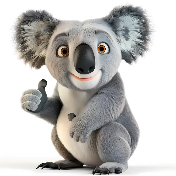 Cute Cartoon Koala