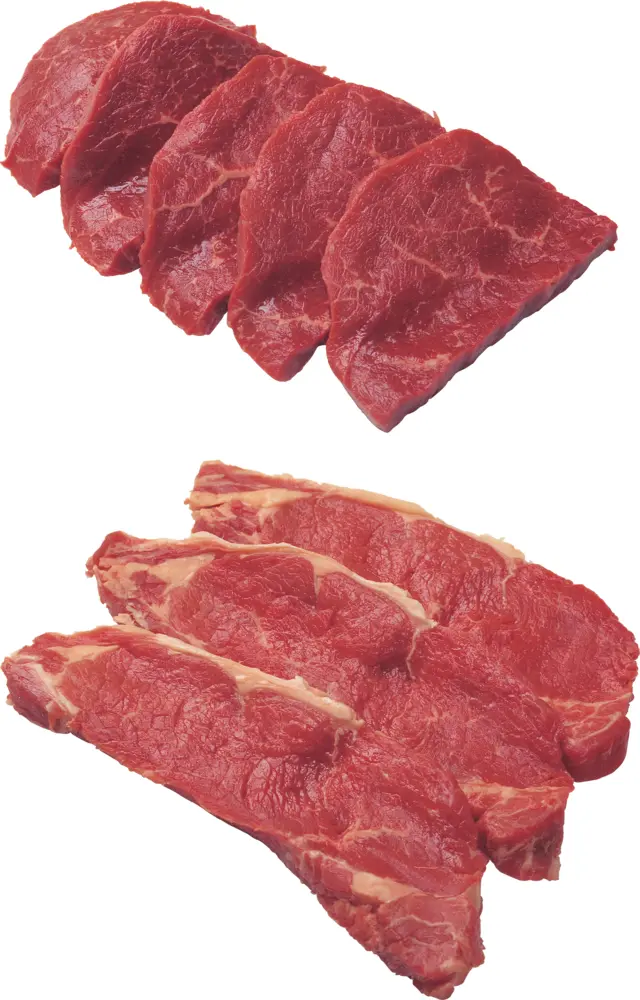 Fresh Red Meat Slices