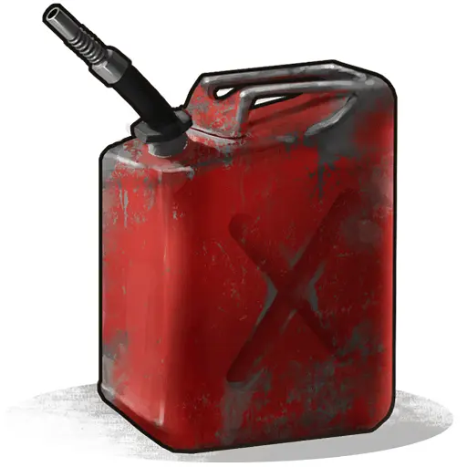 Red Gas Can Illustration