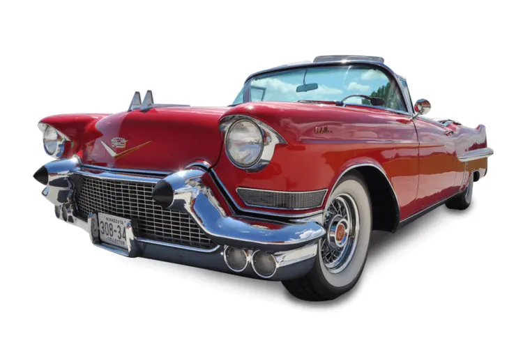 Red Classic Convertible Car