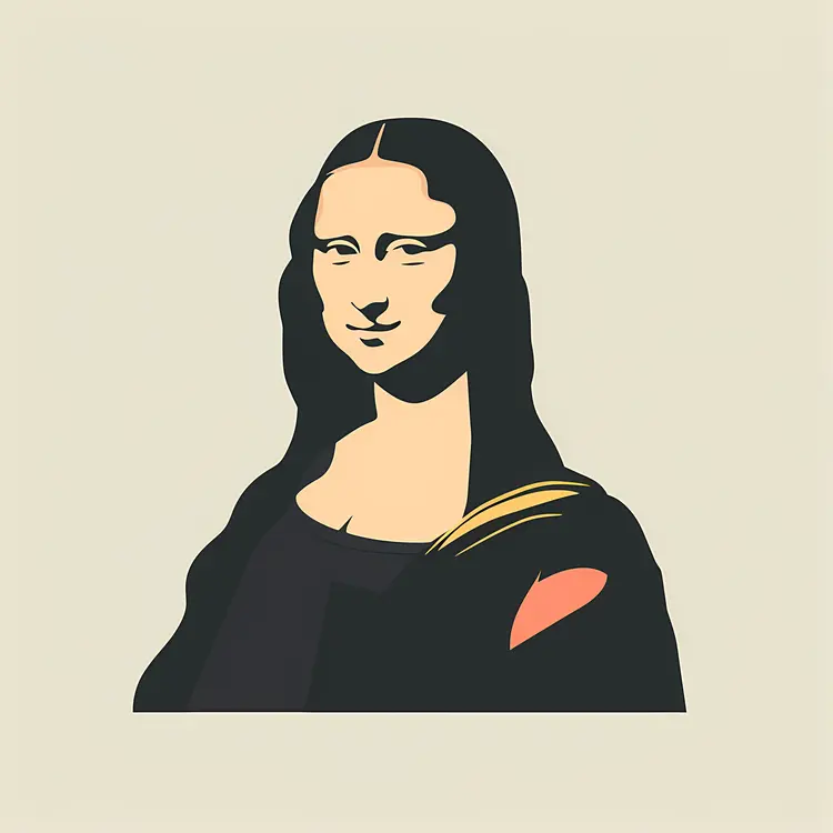 Mona Lisa Iconic Portrait