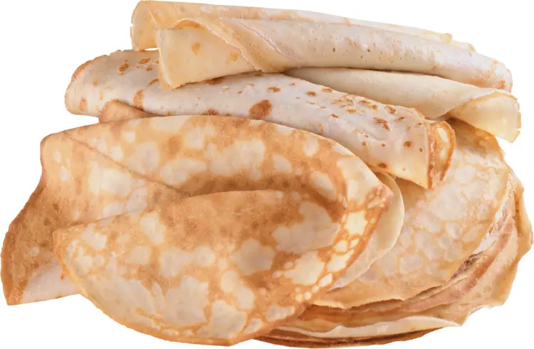 Stack of Thin Crepes