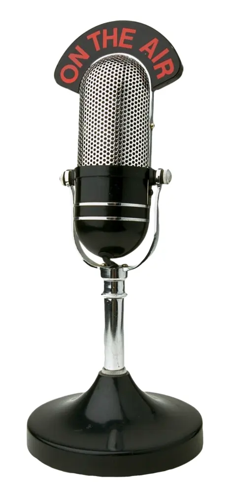 Vintage Microphone for Classic Broadcast