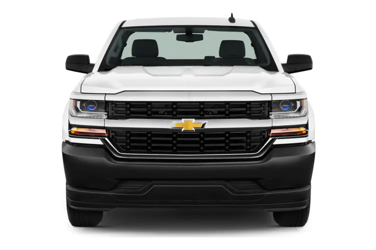 White Chevrolet Silverado Pickup Truck