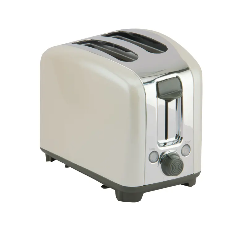 Compact White Toaster for Quick Breakfast