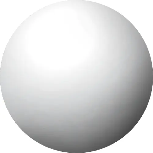 White Table Tennis Ball Illustration