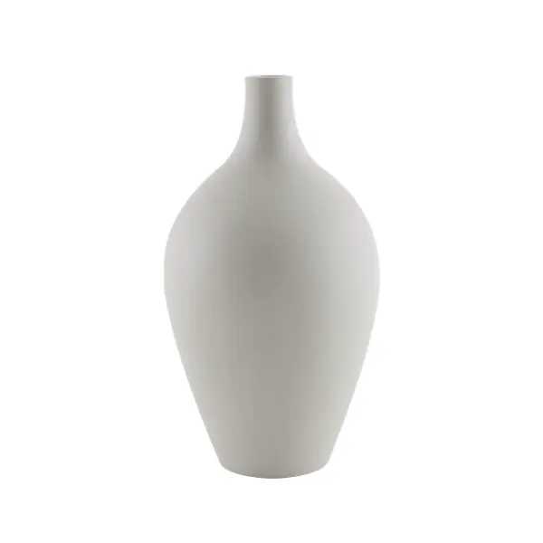 Minimalist White Ceramic Vase