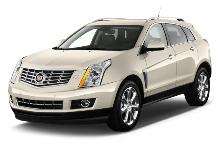 White Cadillac SUV