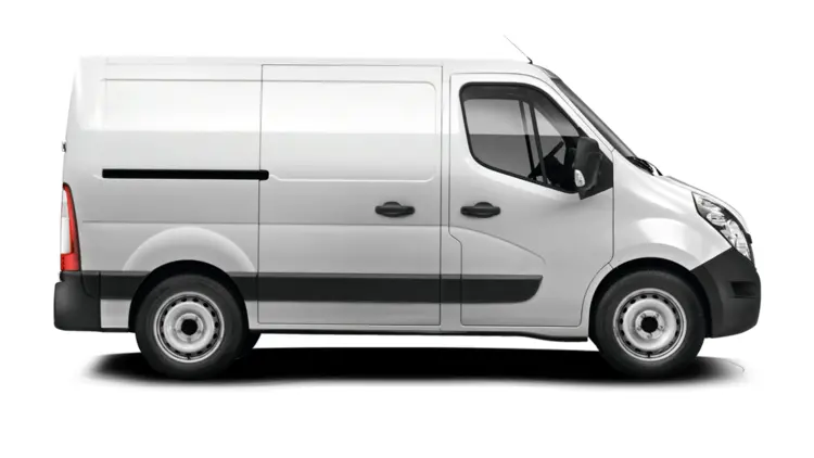 White Van for Transport and Delivery